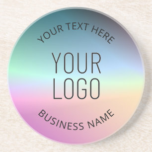 Upload Logo   Colourful Changing Gradient Colours  Coaster