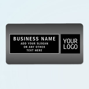Upload Logo or QR code   Cool Return Address Label