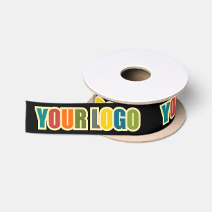 Upload logo satin ribbon