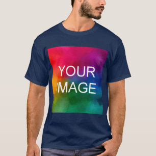 Upload Own Logo or Photo Your Text Here Elegant T-Shirt