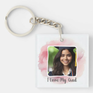 Upload Personalized Graduation Photo  Keychain