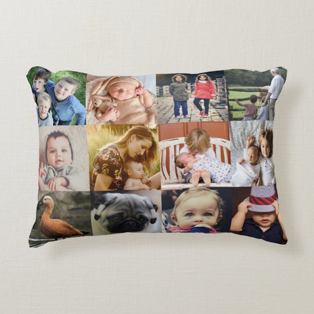 Upload photo accent pillow (Front)