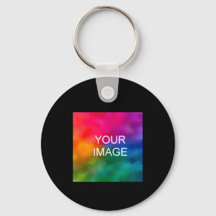 Upload Photo Add Text Template Kids Girls Keychain