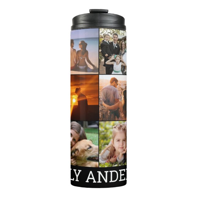 Upload photo and name thermal tumbler (Front)