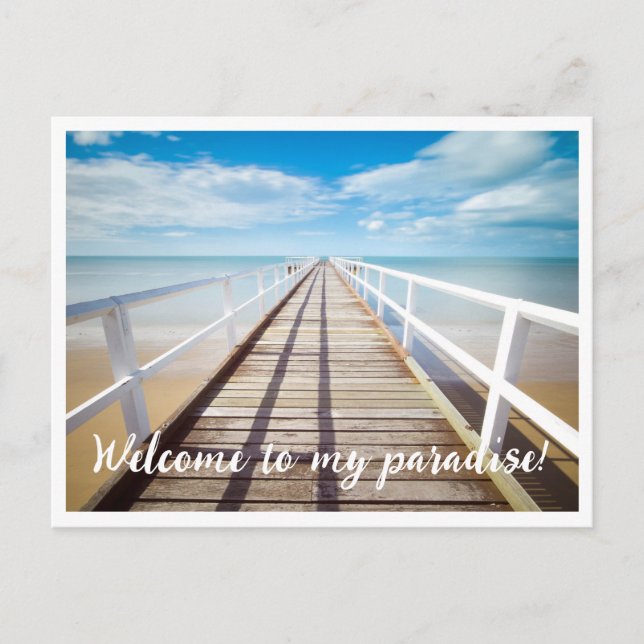 Upload photo and text postcard (Front)