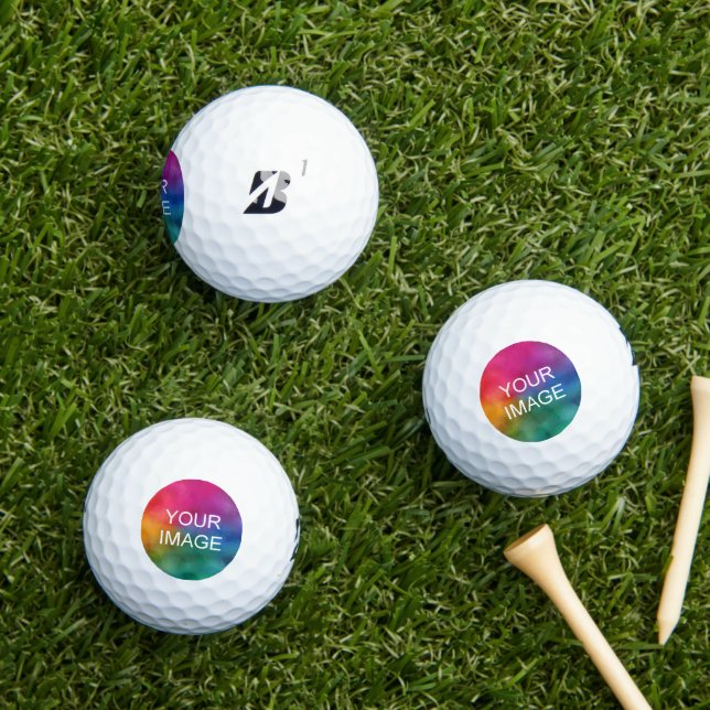 Upload Photo Image Design Bridgestone e6 12 Pack Golf Balls (Insitu Grass)