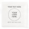Upload Photo Logo Text Standard Dinner White Paper