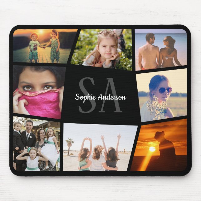 Upload photo Monogrammed Mouse Pad (Front)