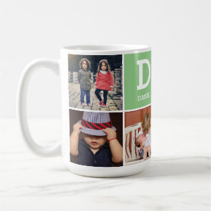 Upload photo monogrammed mug