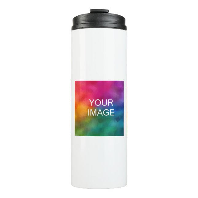 Upload Photo Picture Create Your Own Modern Best Thermal Tumbler (Front)
