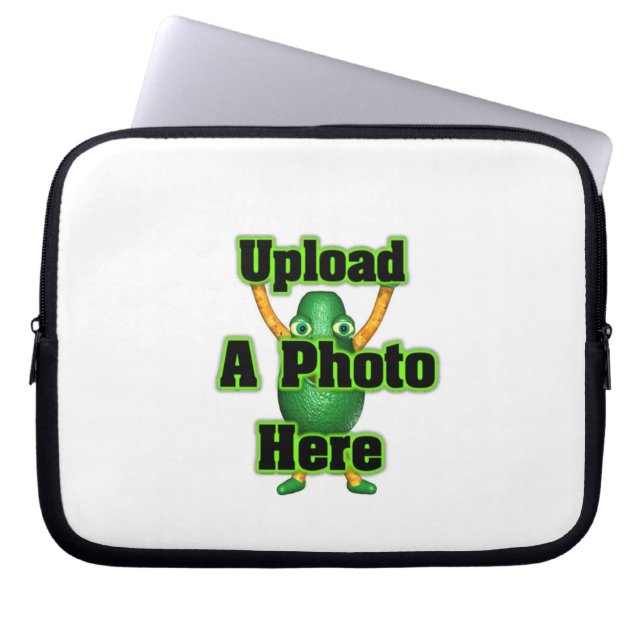 Upload photo to laptop computer bag (Front)