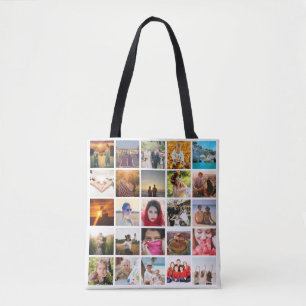 Upload photo tote bag