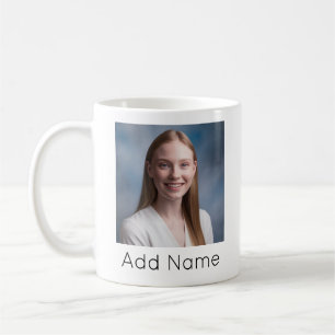 upload picture Custom Photo and Name Personalized  Coffee Mug