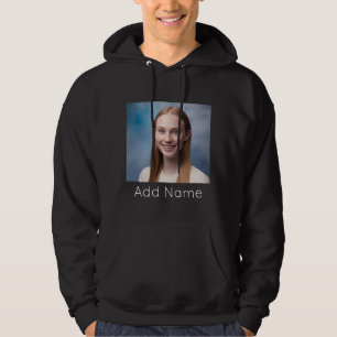 upload picture Custom Photo and Name Personalized  Hoodie