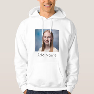 upload picture Custom Photo and Name Personalized Hoodie