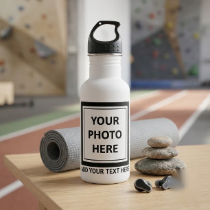 Upload Picture Photo & Add Text – Customize 532 Ml Water Bottle