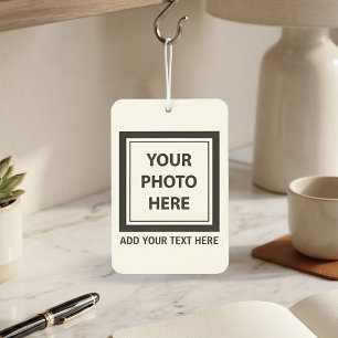 Upload Picture Photo & Add Text – Customize Air Freshener