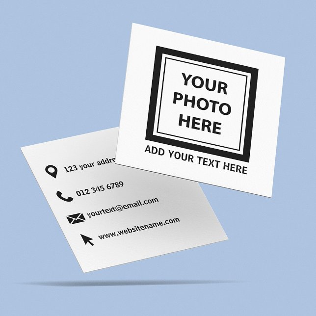 Upload Picture Photo & Add Text – Customize Calling Card (Creator Uploaded)
