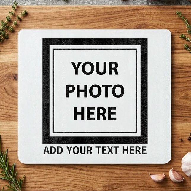 Upload Picture Photo & Add Text – Customize Cutting Board (Creator Uploaded)