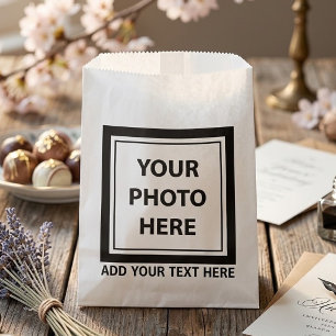 Upload Picture Photo & Add Text – Customize Favour Bag