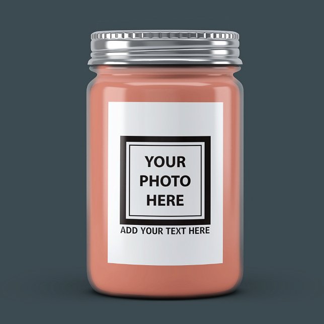 Upload Picture Photo & Add Text – Customize Food Label (Creator Uploaded)