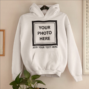 Upload Picture Photo & Add Text – Customize Hoodie