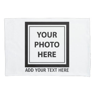 Upload Picture Photo & Add Text – Customize Pillowcase