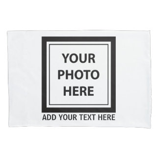 Upload Picture Photo & Add Text – Customize Pillowcase