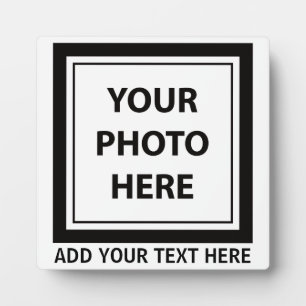 Upload Picture Photo & Add Text – Customize Plaque