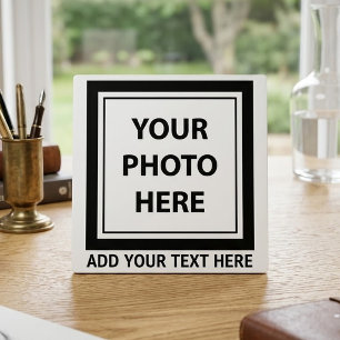 Upload Picture Photo & Add Text – Customize Plaque