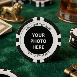 Upload Picture Photo & Add Text – Customize Poker Chips