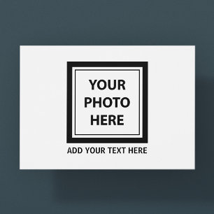Upload Picture Photo & Add Text – Customize Postcard