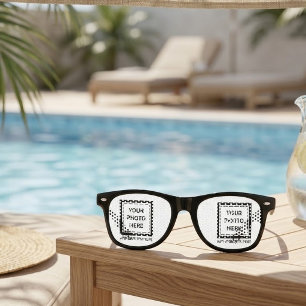 Upload Picture Photo & Add Text – Customize Retro Sunglasses