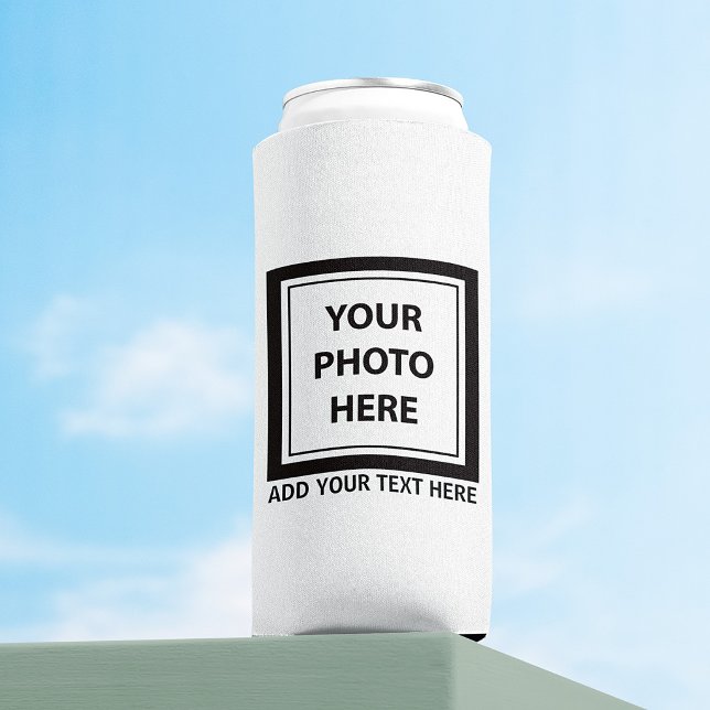 Upload Picture Photo & Add Text – Customize Seltzer Can Cooler (Creator Uploaded)