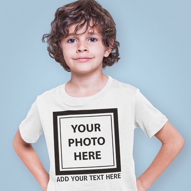 Upload Picture Photo & Add Text – Customize T-Shirt (Creator Uploaded)