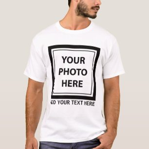 Upload Picture Photo & Add Text – Customize T-Shirt