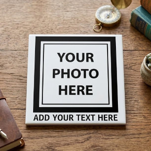 Upload Picture Photo & Add Text – Customize Tile