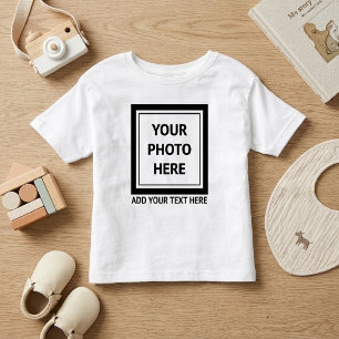 Upload Picture Photo & Add Text – Customize Toddler T-shirt