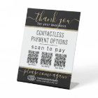 Upload QR Codes & Logo 3 Payment Apps Black & Gold