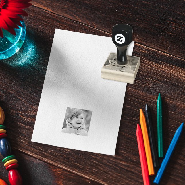 Upload Selfie and Create Custom Personalized Photo Rubber Stamp (Upload Selfie and Create Custom Personalized Photo Rubber Stamp)