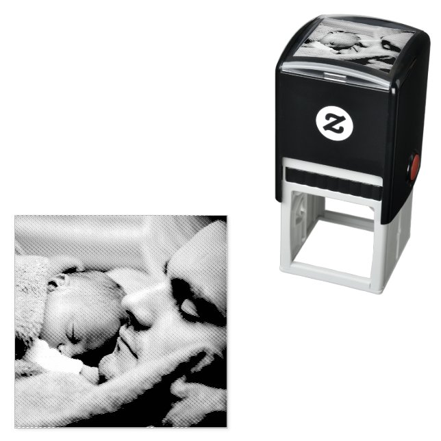Upload Selfie and Create Custom Personalized Photo Self-inking Stamp (In Situ)