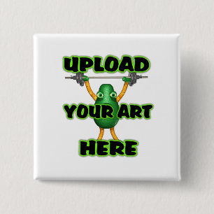 Upload your art on custom zazzle items by Valxart 2 Inch Square Button