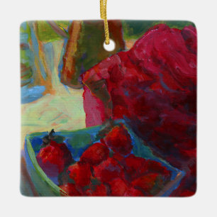 Upload Your Artwork Turn Custom Painting to Ceramic Ornament