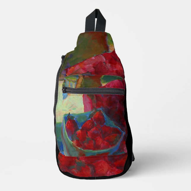 Upload Your Artwork | Turn Custom Painting to  Sling Bag (Front)