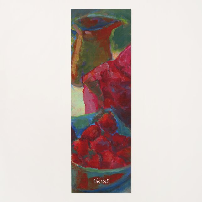 Upload Your Artwork & Turn Custom Painting to  Yoga Mat (Front)