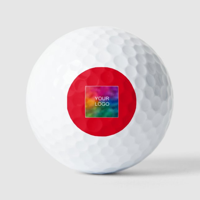 Upload Your Business Company Logo Here Custom Golf Balls (Front)