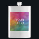 Upload Your Business Corporate Company Logo Here Hip Flask<br><div class="desc">Upload Your Image Photo Picture Or Business Corporate Company Here Modern Elegant Template Classic Flask.</div>