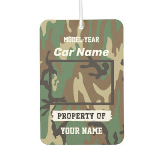 Upload Your Car Photo with Personalization Air Freshener