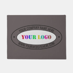 Upload Your Company Logo Add Text Branded Doormat