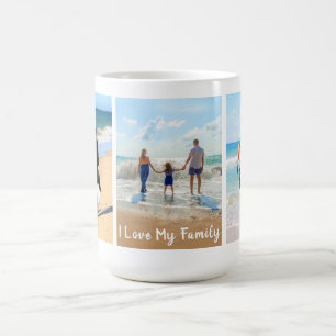 Upload Your Family Photo Collage Coffee Mug Gift